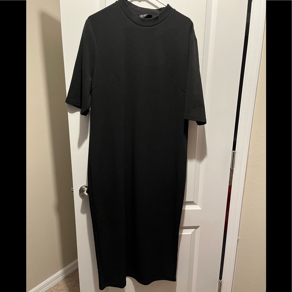 SHEIN Black Pencil Dress